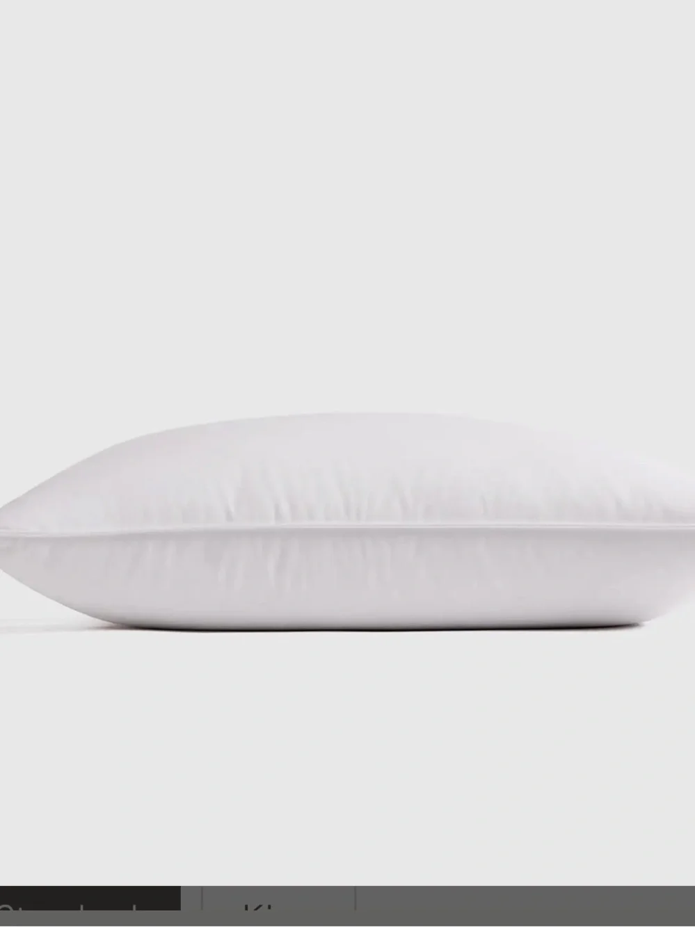 Quince Premium Down Alternative Pillow Standard Soft/Medium - NWOT